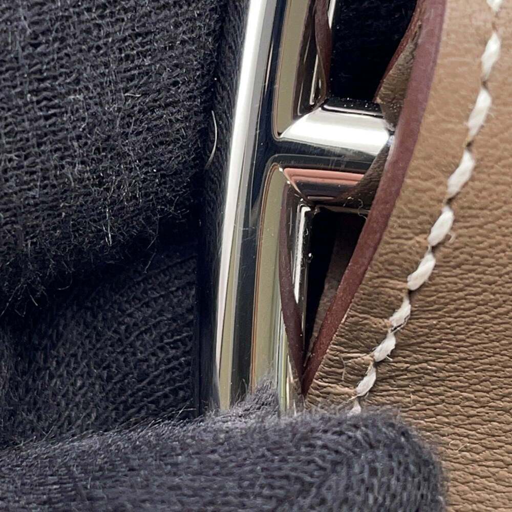 Hermes Portefeuille Pochamp Plus body bag, Etoupe Swift leather, U stamp, han... - Picture 10 of 12